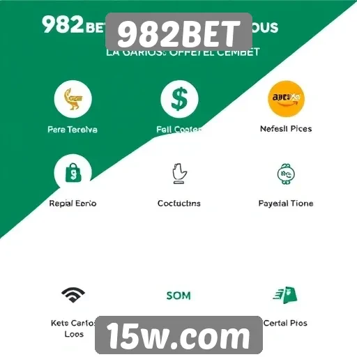 Métodos de pagamento oferecidos pelo 982BET